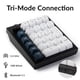 thumbnail image 4 of Teclado numérico mecánico personalizado Q0 Max inalámbrico negro, 4 of 9