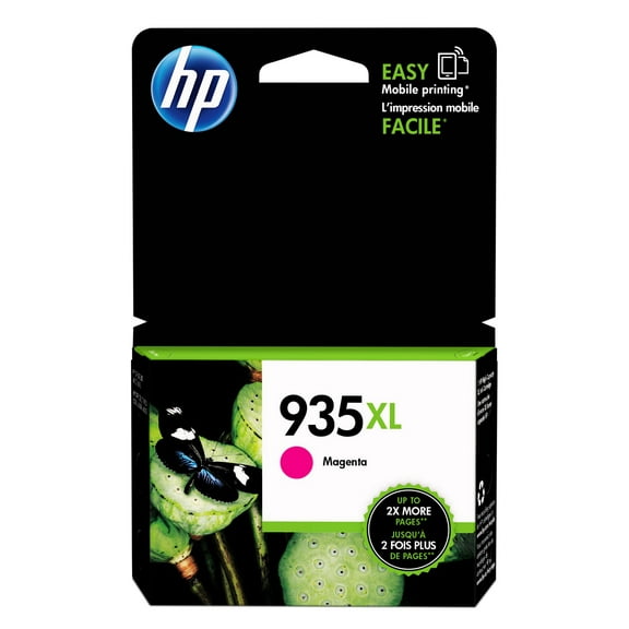 HP 935XL High Yield Magenta Original Ink Cartridge, ~825 pages, C2P25AN#140