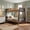 Mauve, variant on Furniture of America Emmie Kids Solid Wood Twin over Full Bunk Bed with Angled Ladder, Mauve and Oak