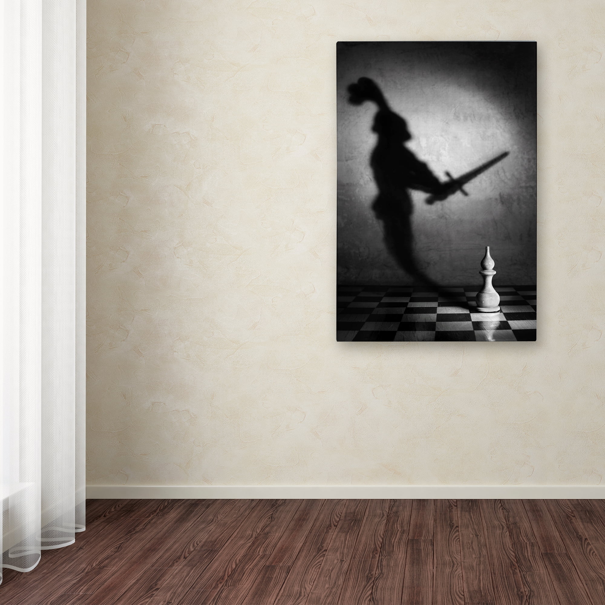 Trademark Fine Art 'The Heart Of A Knight' Canvas Art by Victoria Ivanova