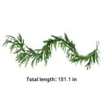 thumbnail image 3 of Holloyiver Christmas Norfolk Pine Garland- 15 Ft Single Fork Norfolk Pine Natural Touch Garland- Artificial Pine Greenery Garland for Christmas Table Fireplace Wall Home Decoration, 3 of 8