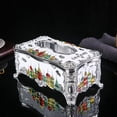 thumbnail image 4 of Rectangular Tissue Box Luxurious Napkin-Holder Paper-Case Dispenser Elegant Castle-Decorative Facial-Tissue Box Holder, 4 of 8