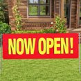 thumbnail image 5 of 1 Set Large Outdoor Hanging Banner High Visibility Opening Sign for Shop with Rope Grand Opening Flag, 5 of 10