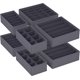 thumbnail image 1 of Timotech Paquete de 8 Organizadores para Separar la Ropa interior, Organizadores de Cajones con 64 celdas, Organizadores de Tela Plegables para el armario, Cajas de almacenamiento para guardar Ropa, 1 of 8