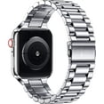thumbnail image 2 of Tianle Compatible with Apple Watch Band 44mm 45mm 42mm 49mm 38mm 40mm 41mm for Men Women, Stainless Steel Metal Bands Accessories Replacement Wristband for iWatch Ultra 2 SE Series 9 8 7 6 5 4 3 2 1, 2 of 9