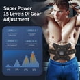 thumbnail image 7 of LEKOSL 6 Modes Smart Remote Control Abdominal Toning Belt for Men and Women with Extension Belt, 7 of 7