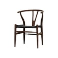 thumbnail image 1 of Baxton Studio Wishbone - Chair - hemp - black (pack of 2), 1 of 4