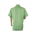 thumbnail image 5 of Men MONTIQUE 2pc Walking Leisure Suit Matching Set Short Sleeves 696 Apple Green, 5 of 8