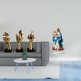 thumbnail image 2 of Estatuas de pensadores,Estatuas de pensadores,esculturas de arte abstracto para mesa,Letrero de mesa,Decoración de escritorio acrílica,rincón navideño,decoración del hogar,Decoración de, 2 of 8