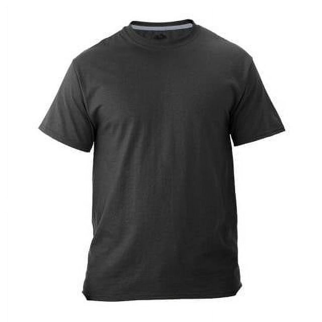 Playera Fruit Of The Loom para Hombre, Cuello Redondo Manga Corta Negro Talla EG