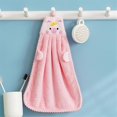 thumbnail image 5 of Hand Towel for Kitchen Bathroom Coral Velvet Microfiber Quick Dry Absorbent Cleaning Cloths Home Bath Terry Towels-, 5 of 5