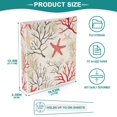 thumbnail image 3 of FORMRS 3 Ring Binder 1.5 inch with Pockets Set of 2 Clip Board 200 Sheets Capacity, Light Starfish, 3 of 8