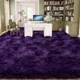 thumbnail image 3 of Janvonne Area Rugs for Living Room，Soft Fluffy Shaggy Bedside Rug,Indoor Floor Carpet for Bedroom Dorms, Nursery Rooms, Home Decor,9x12ft,Grape Purple, 3 of 8