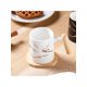 thumbnail image 1 of 1pc 350ml/12.31oz Ceramic Mug With Vintage Retro Look, Wooden Handle, Suitable For Breakfast, Milk, Oatmeal, 1 of 5