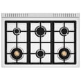 thumbnail image 7 of Bertazzoni Pro366bcfgmt Professional 36" Wide 5.9 Cu. Ft. Free Standing Gas Range -, 7 of 7