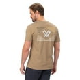 thumbnail image 3 of VORTEX Adult Male Rank and File Short Sleeve T-Shirt, Color: Coyote Heather, Size: M (121-12-CHEM), 3 of 5