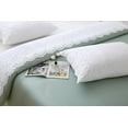 thumbnail image 4 of White Lace Pillow Shams with 3D Flowers Retro Noble Luxury Elegant Look Pillowcases 100% Cotton Standard Size 2-Pack, 4 of 9