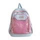 thumbnail image 3 of Mochila de moda con bolsillo transparente de nailon para viajes escolares y universitarios. Azul, 3 of 9