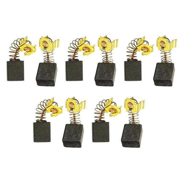 Juego de 5 pares de escobillas de carbón 195007-0 CB-407 HP2050 HR2475 JS8000 BO5030, pieza de repuesto para herramienta eléctrica