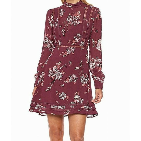 ASTR the label Womens Kirsten Long Sleeve Shift Dress