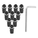 thumbnail image 1 of PERNOS PARA PARABRISAS DE MOTOCICLETA, 10 piezas M5x16 mm/0,6 Pulgadas Kit de Pernos de Tornillos para Parabrisas de Motocicleta Pernos de Guardamanos de Carenado Tornillo, 1 of 7