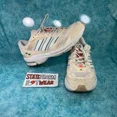 thumbnail image 1 of Ad-id-as Spiritain Men’s Green Beige Low Top Cushioned Athletic Shoes Size 10, 1 of 6