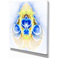 thumbnail image 2 of Cœur Fractal Extraterrestre Froid Bleu - Impression sur Toile Florale, 2 of 3