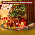 thumbnail image 4 of Christmas Train Set with Smokes,Lights & Sound Train Set for Under Christmas Tree Stream Locomotive Electric Train Sets for Kids Carriages & Tracks for Trains for Toddlers 3-5,Christmas Tree Train, 4 of 6