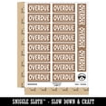 thumbnail image 2 of Overdue Payment Library Book Sticker Set - Brown - Matte Finish - 2.00" Large, 2 of 7