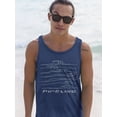 thumbnail image 3 of Pipeline Wave Symbolic Trend Tee - Tank Top Men's, 3 of 4