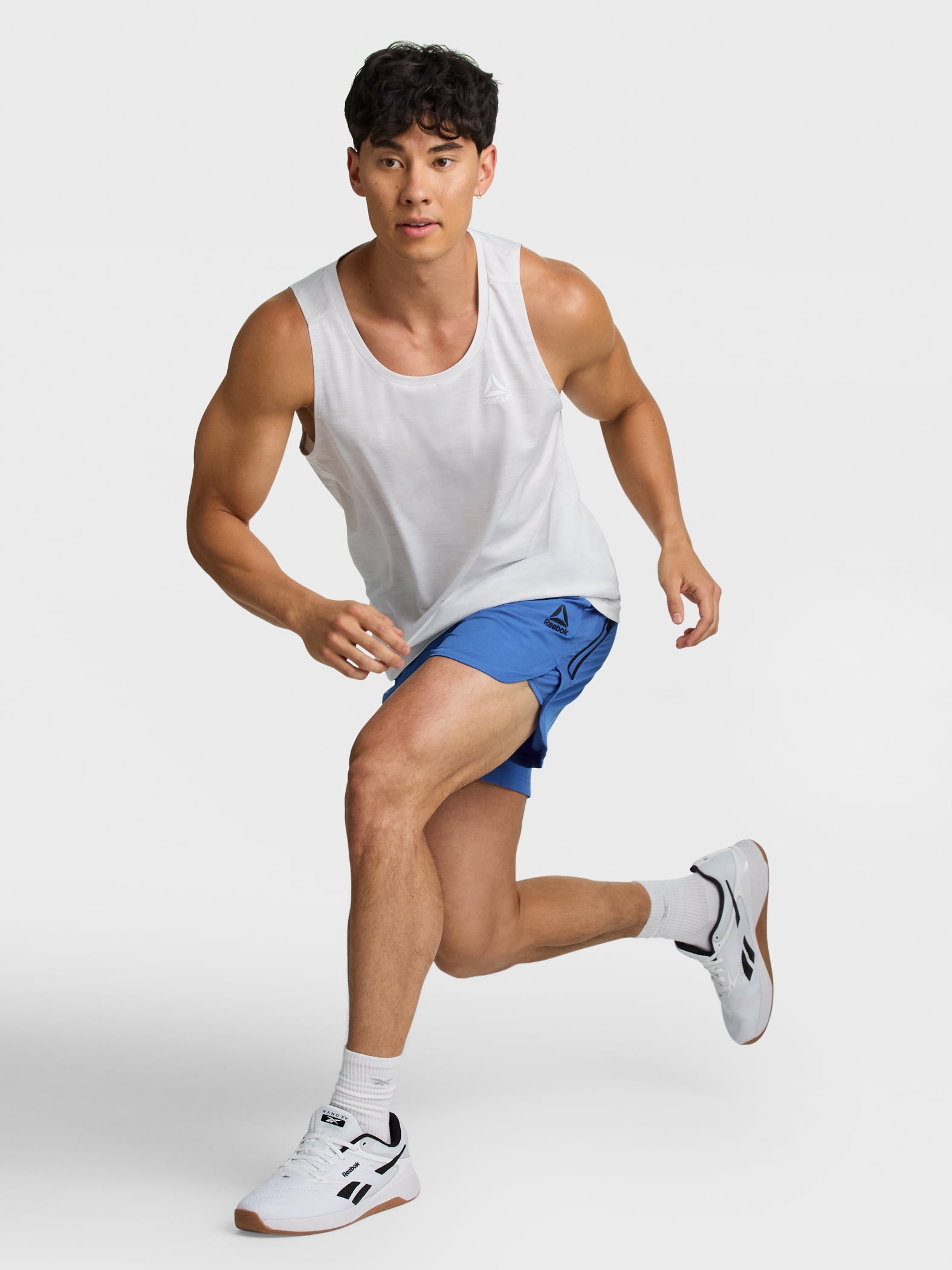 Reebok Men's and Big Men's Woven Shorts, 5" & 7" Inseams, Sizes XS-5XL