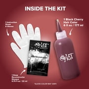 Splat Midnight Black Cherry Hair Dye Kit, Semi-Permanent Red Hair Color for Brunettes, Vegan