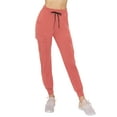 thumbnail image 2 of ALWAYS Women's Super Soft Casual Cargo Jogger Pants Coral L, 2 of 6
