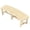 Natural Wood, variant on Wooden Garden Bench, Semicircular Round Outdoor Tree Bench, Wrap Around Park Bench for Yard, Patio, Deck, Lawn, Brown