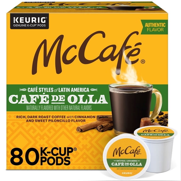 Café Styles of Latin America Café de Olla, Coffee K-Cups, 80 Count