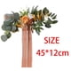 thumbnail image 3 of Arreglo de flores artificiales del respaldo de la silla artificial artificial naranja, 3 of 3