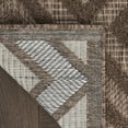 thumbnail image 6 of Nourison Versatile Indoor/Outdoor Brown 5' x 7' Area Rug (5x7), 6 of 9