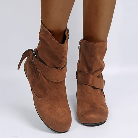 

feiboyy zipper heels shoes breathable women s retro short fashion boots high women s boots