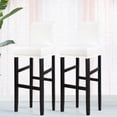 thumbnail image 1 of PiccoCasa Stretch Spandex Bar Stool Cover for Short Back Chair Snow White 2, 1 of 8