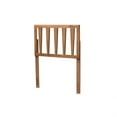 thumbnail image 1 of Baxton Studio Duncan Modern and Contemporary Ash Walnut Finished Wood Twin Size Headboard, 1 of 5