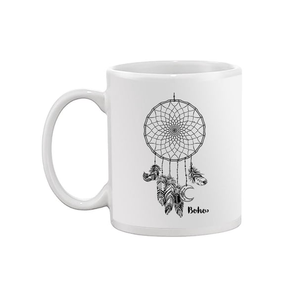 Dream Catcher Boho Chic Design Mug -Image by Shutterstock,