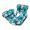 Green, variant on 3-Tube Inflatable Water Floating Lounge Sofa, Foldable Pool Beach Float Chair for Water Entertainment
