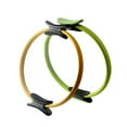 thumbnail image 3 of Shisuyan 1Set Pilates Resistance Ring Circle Khaki Warm-up Tool for Home Exercise and Fitness, 3 of 9