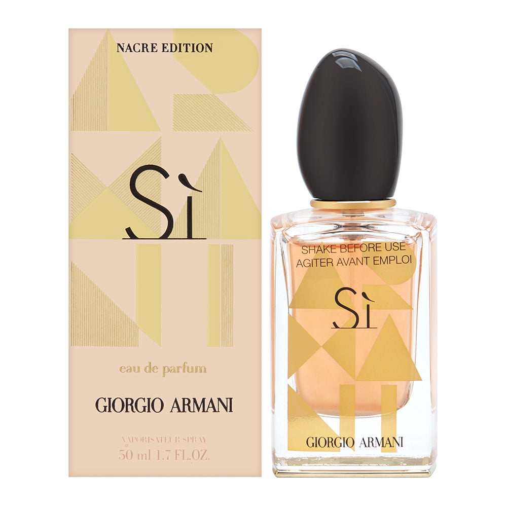 Jeg regner med motto fjerne Giorgio Armani Si for Women 1.7 oz Eau de Parfum Spray Nacre Edition -  Walmart.com