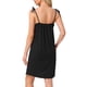thumbnail image 3 of Noche de encaje sin mangas para mujeres INSPIRE CHIC, longitud hasta el muslo, vestido de dormir sólido M negro, 3 of 6