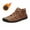 Yellow, variant on Leesechin Clearance Men's Shoes High-top Outdoor Men's Casual Shoes Slim Leather Shoes