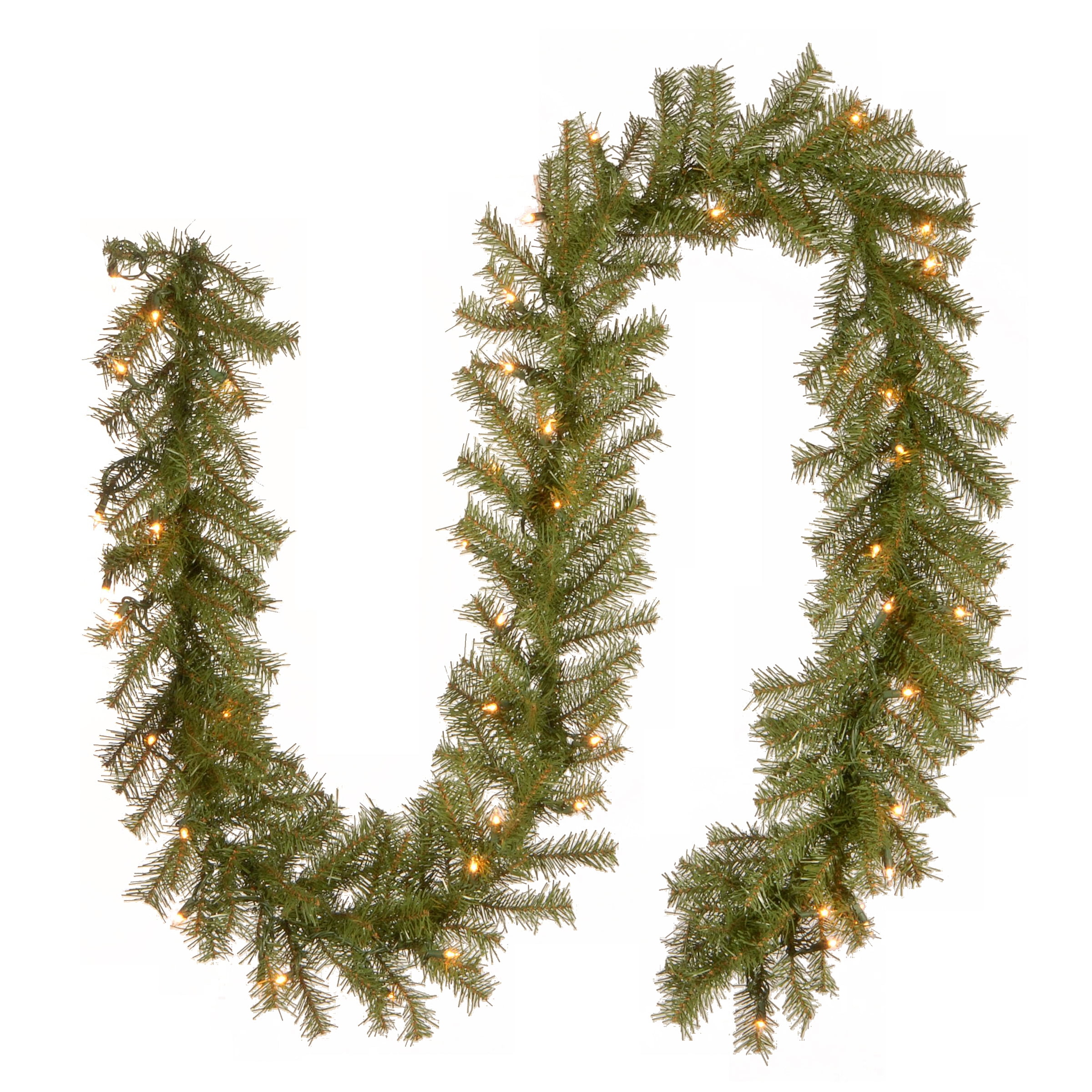 Details about   Vickerman 50' x 12" Camdon Garland Dura-Lit 400CL Case of 1 A861109 