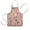 Pink Christmas Nutcracker, variant on Red and Blue Christmas Knitted Pattern Kids Aprons for Girls and Boys,Adjustable Neck Strap Toddler Aprons for Kids Cooking Baking
