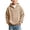Beige, variant on Boys Hoodie Quarter Zip Long Sleeve Textured Sweatshirt Fashion School day Activewear for Boys Age 3-14
