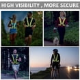 thumbnail image 5 of Reflective Elastic Band Suit Reflective Clothing Night Running Safety Reflective Vest, 5 of 5